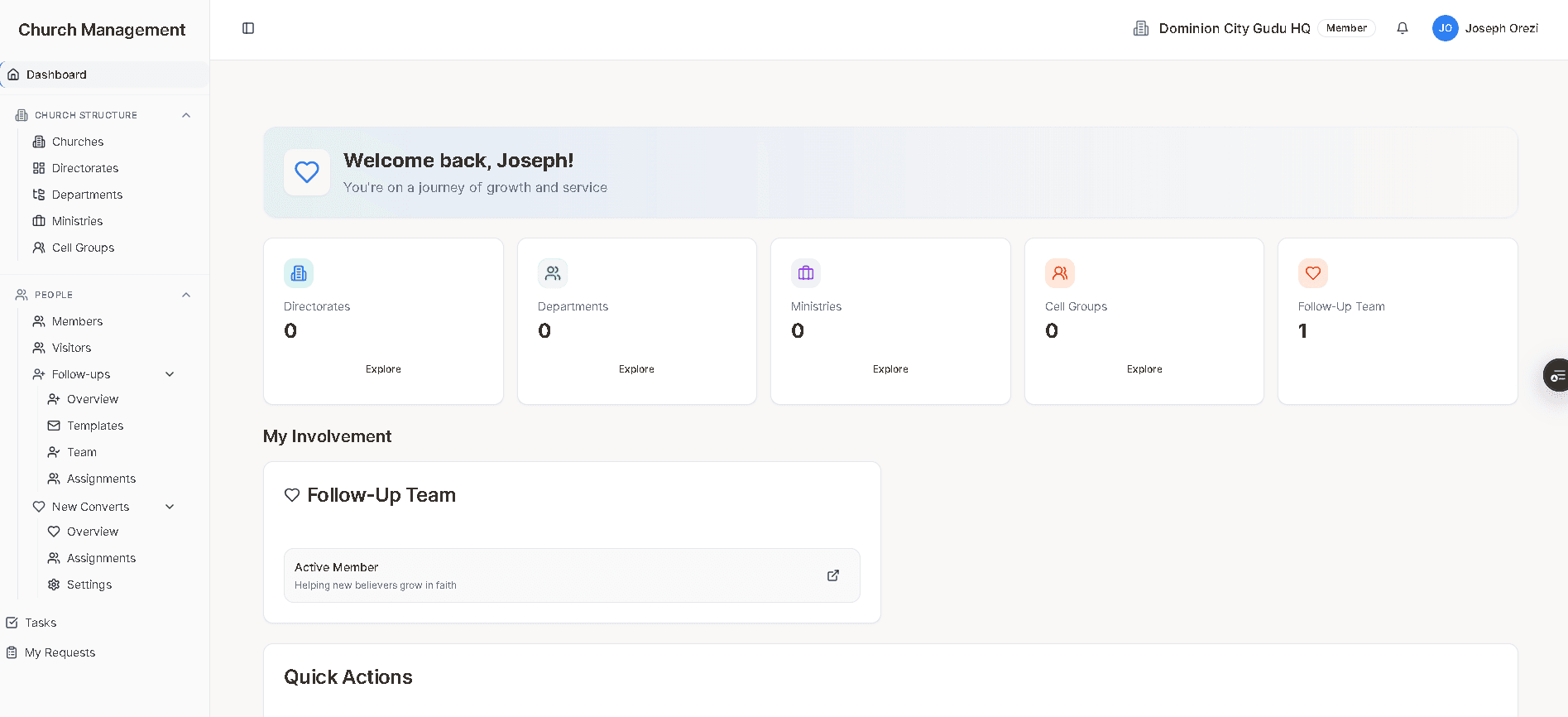 Church Management System